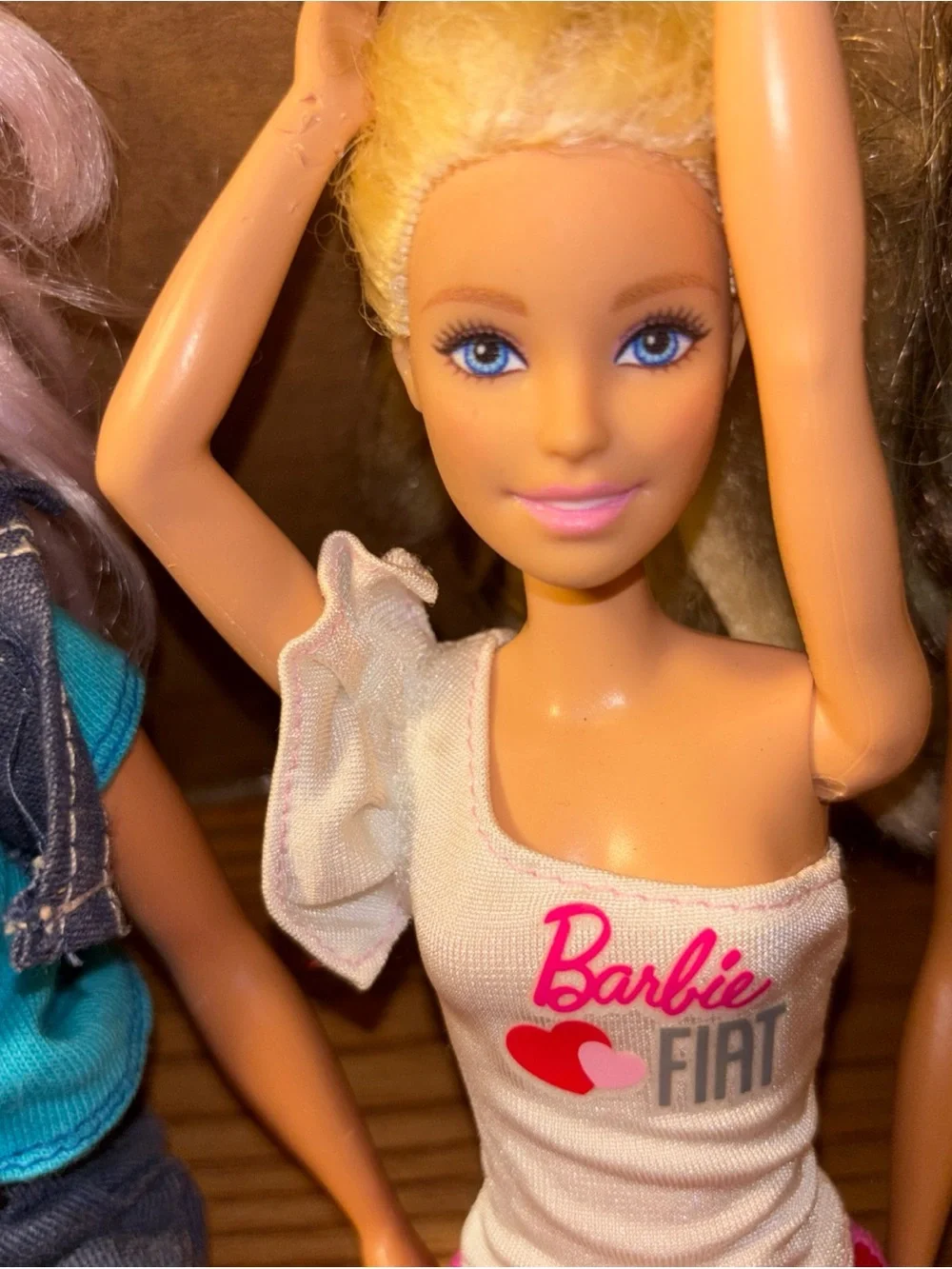 Barbie Dolls Assorted Fashion Lot with Pink, Blue and Purple Accents